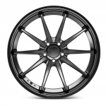 Ferrada FR4 Wheels Matte black with gloss black lip 2005-2024 Mustang GT/V6/EcoBoost + Brembo 